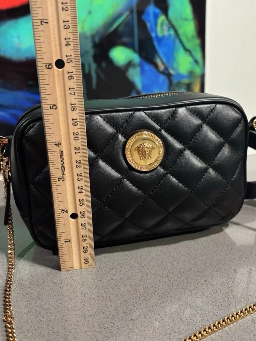 Versace compact quilted